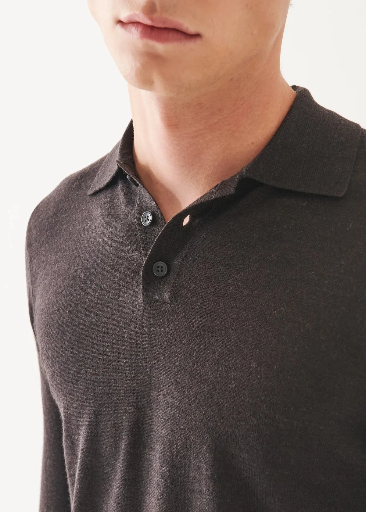 14GG MERINO 3 BUTTON POLO