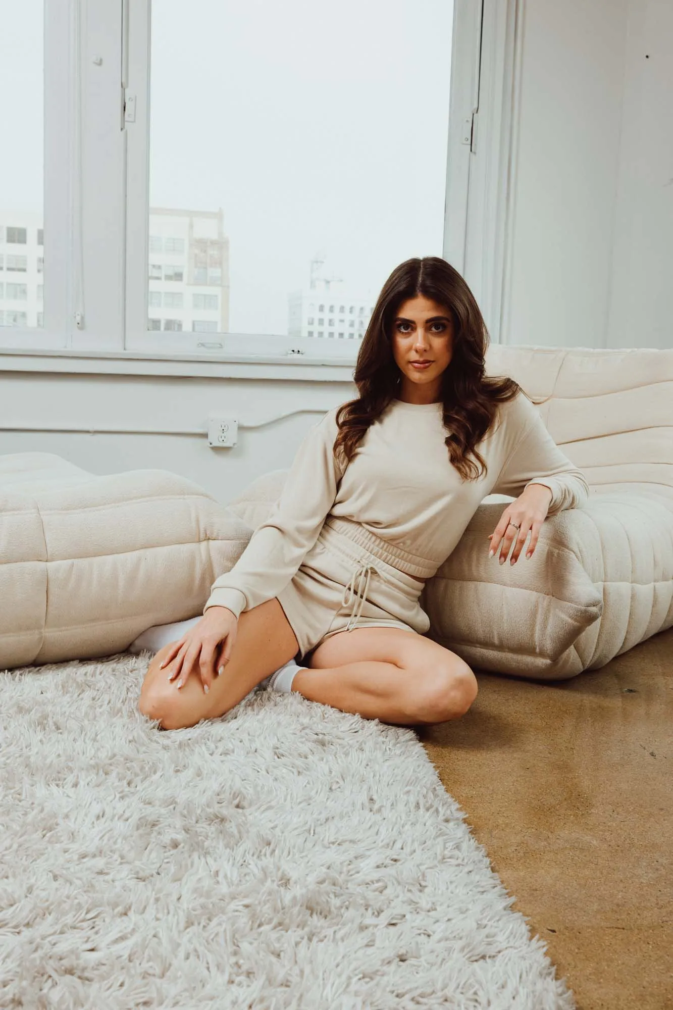 Cozy French Terry Set - Sand