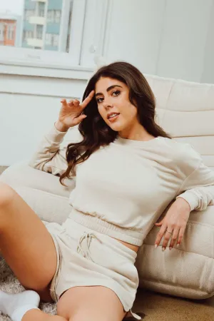 Cozy French Terry Set - Sand