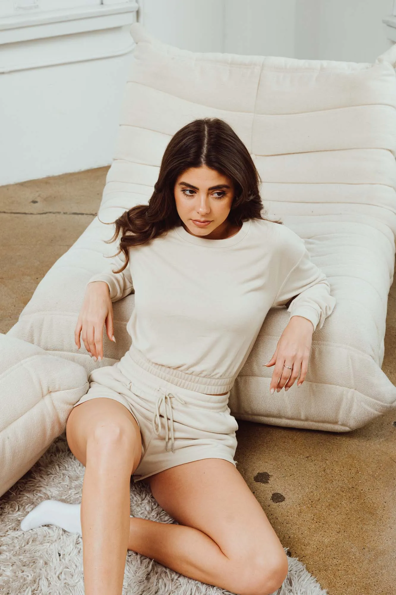 Cozy French Terry Set - Sand
