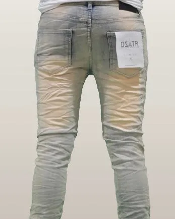 Crinkle Crushed Washed Slim Jeans