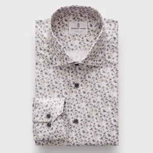 Floral Printed Long Sleeve Sport Shirt 1860E