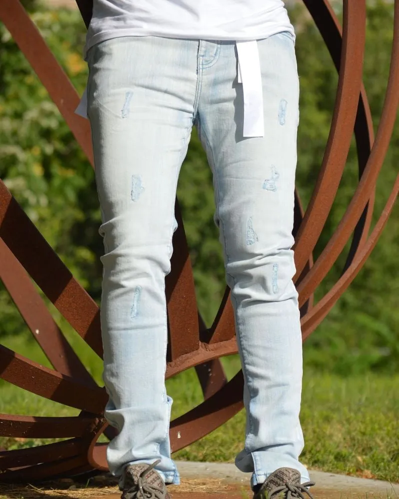 Light Distressed Jean