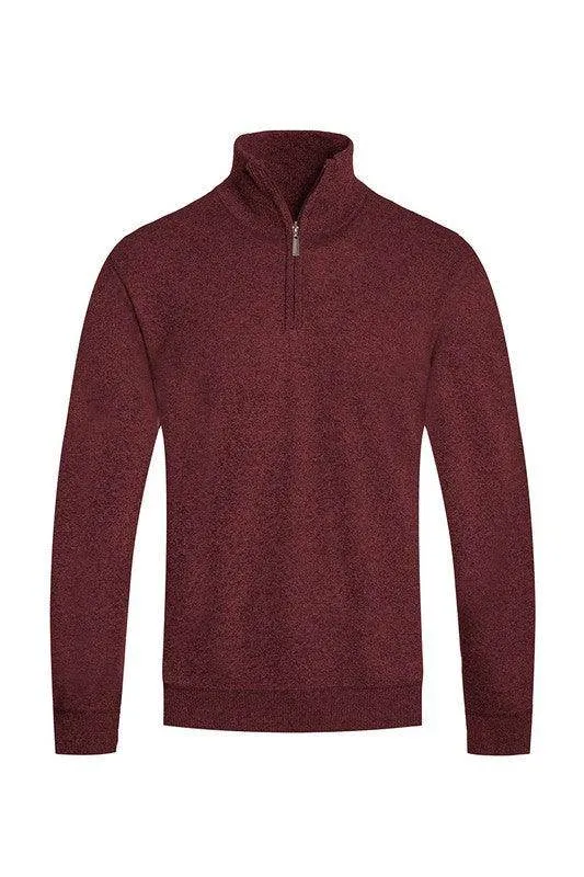 Mens Knit Quarter Zip Sweaters