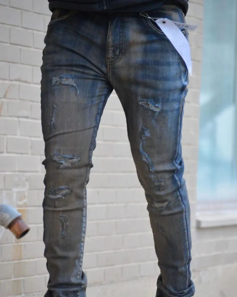 Muddy Ripped Slim Jean