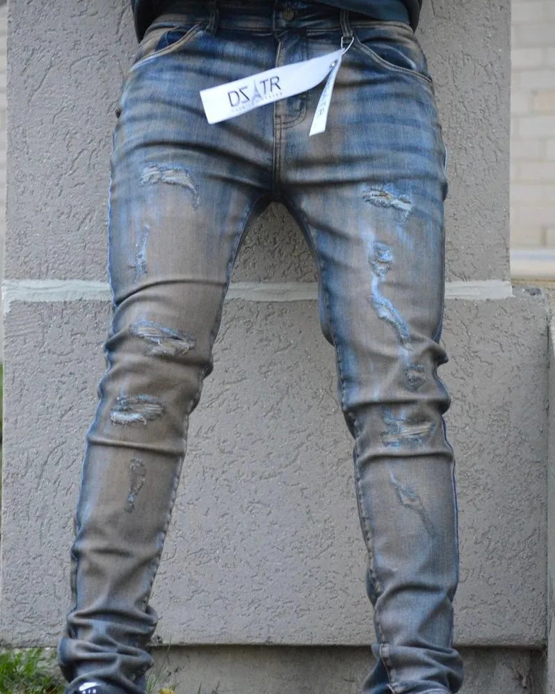 Muddy Ripped Slim Jean