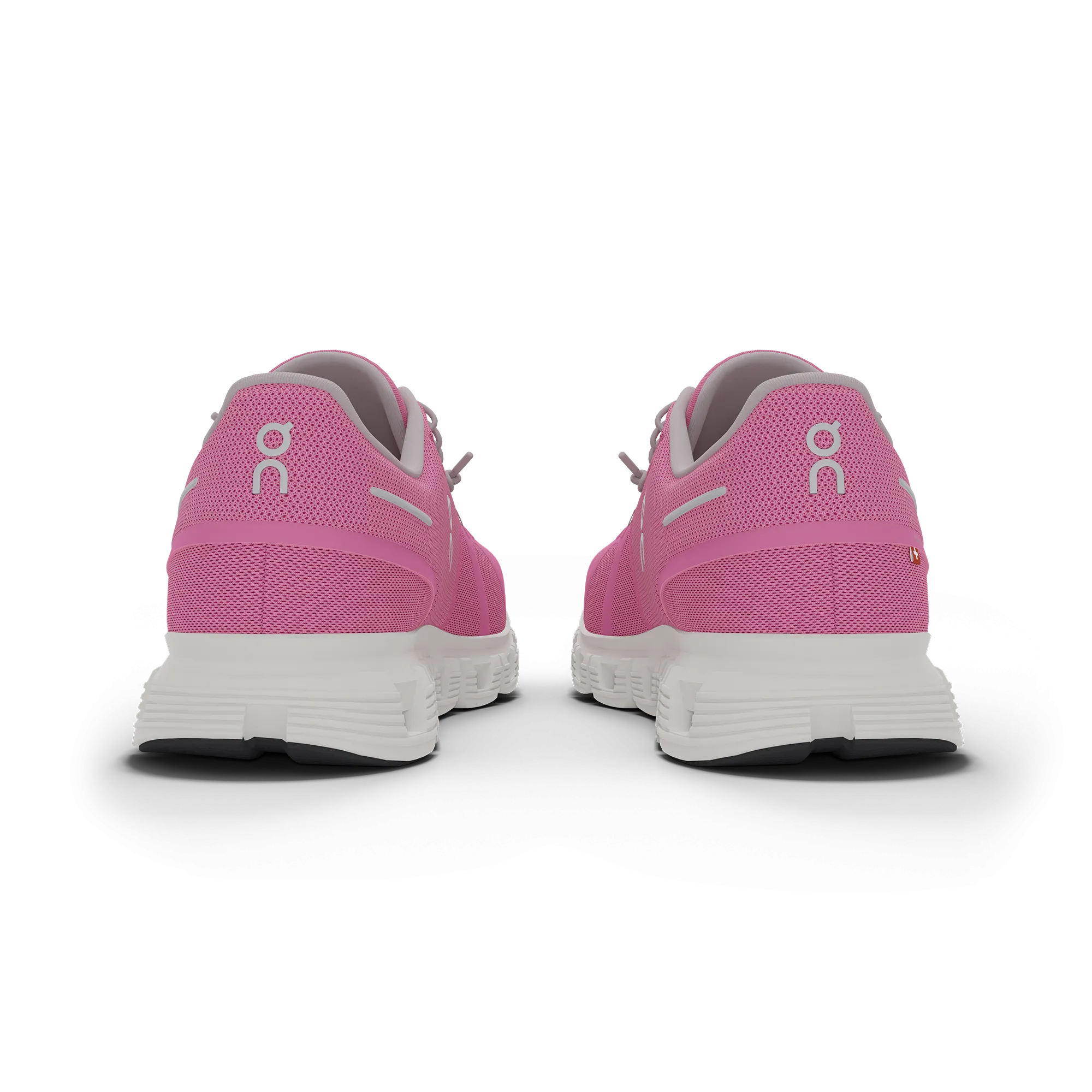 On Women's Cloud 6 Shoes - Raspberry / White