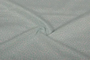 Precut 1 Metre Light Blue Printed Cotton Poplin Fabric