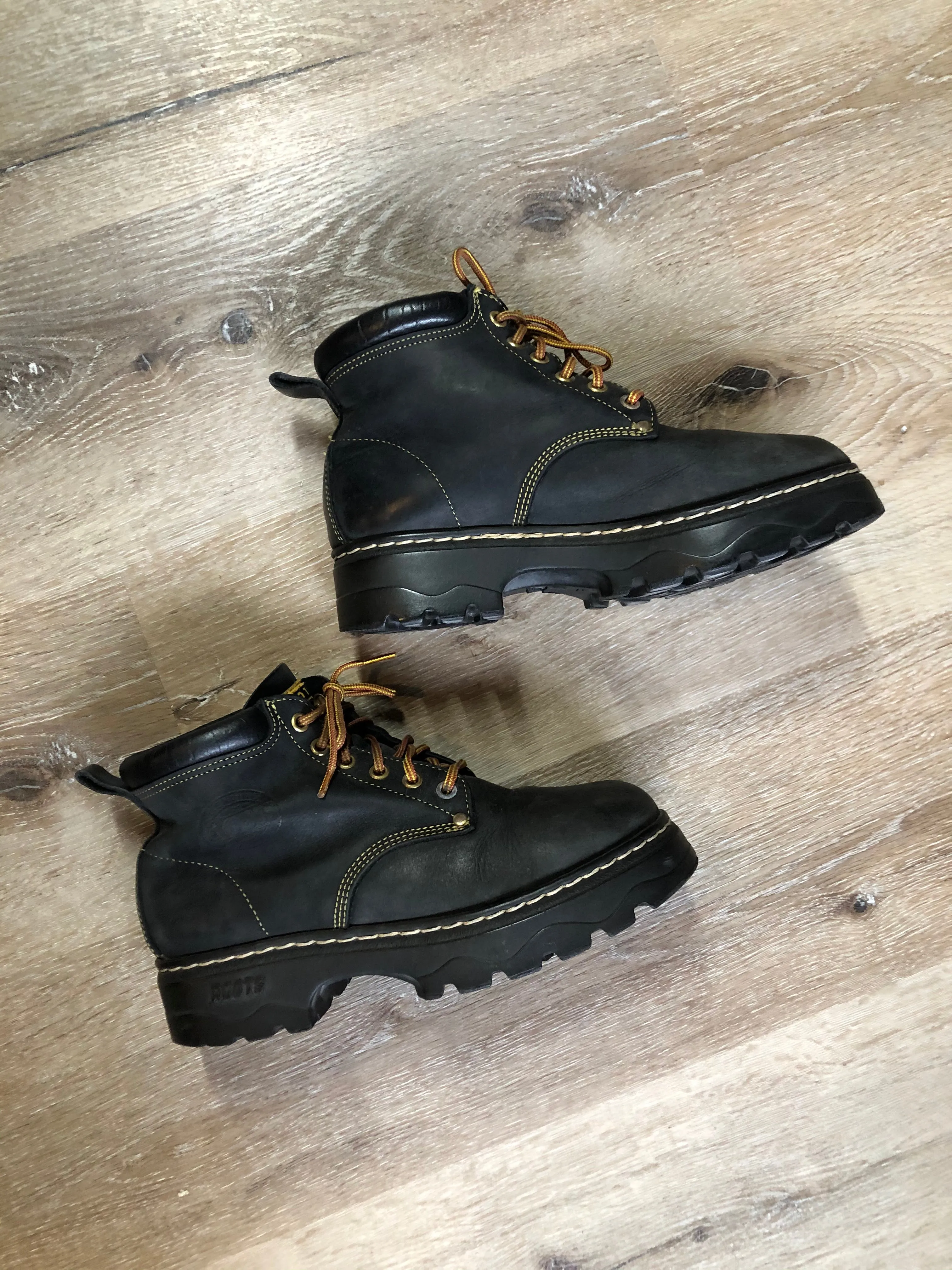 Roots Tuff Black Nubuck Hiking Boots SOLD