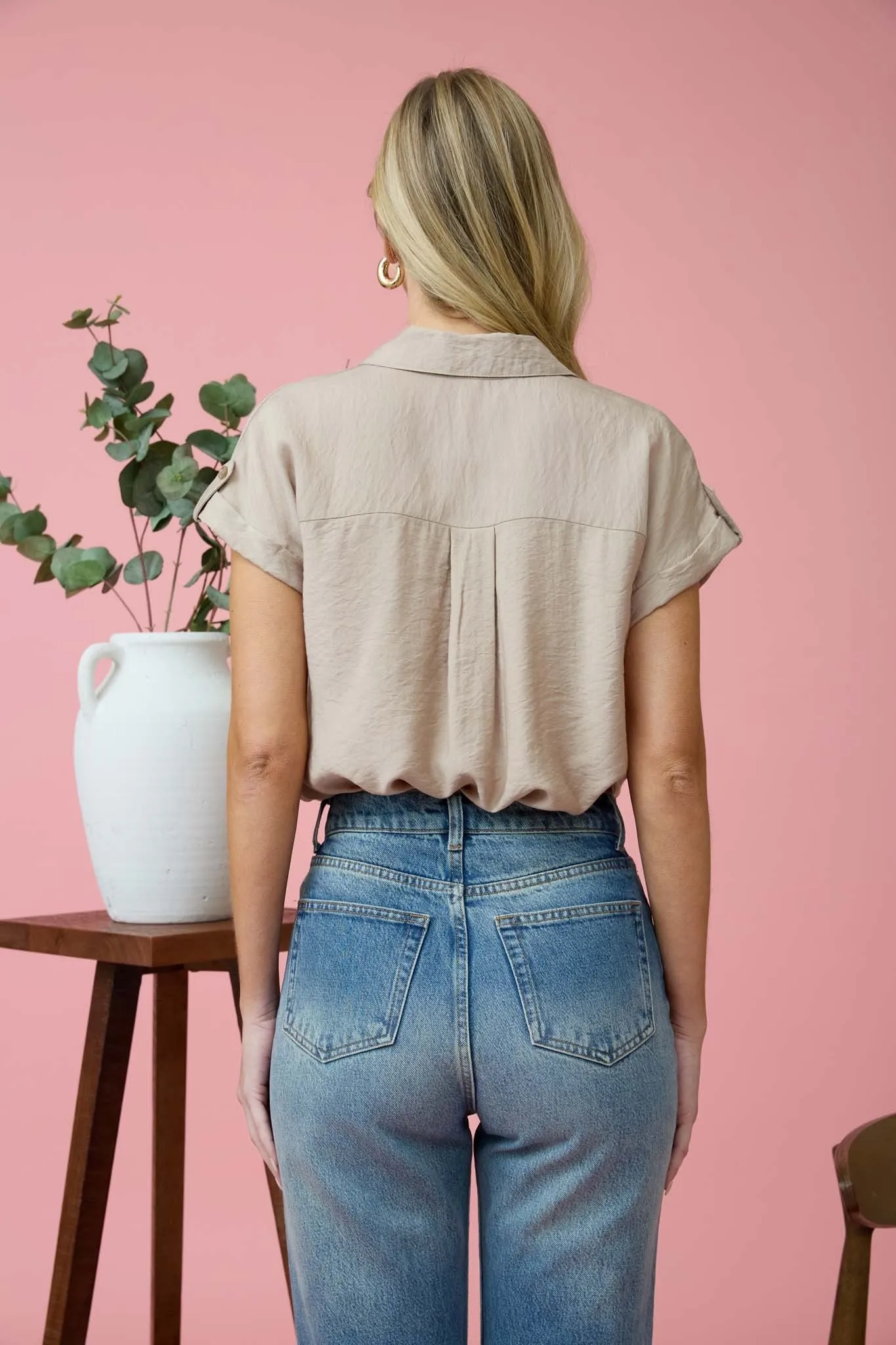 Short Tab Slv Button Down