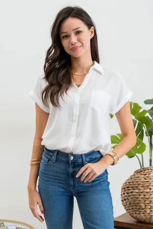 Short Tab Slv Button Down