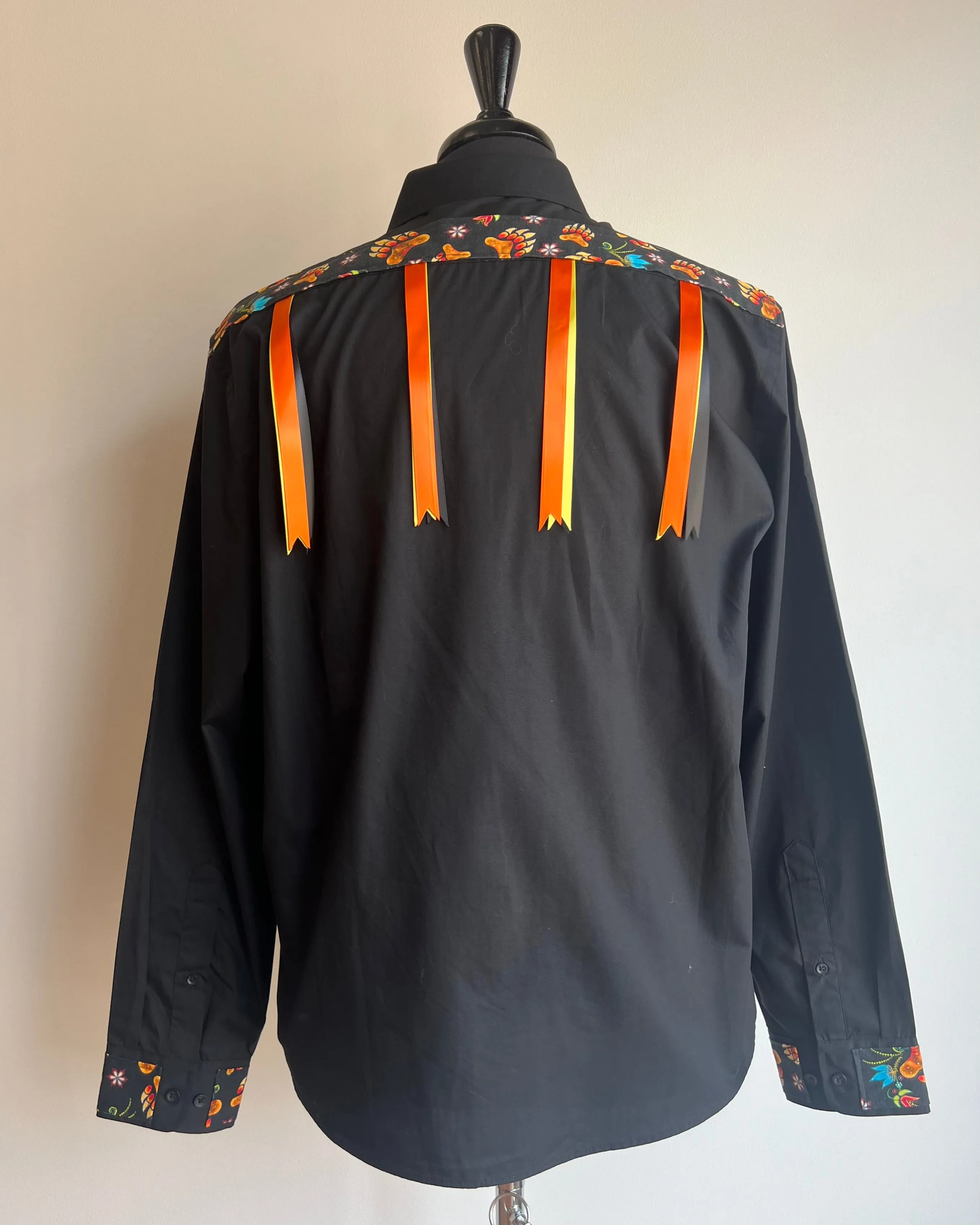 Vi's CREE-ations Men's Medium/Large Ribbon Shirts