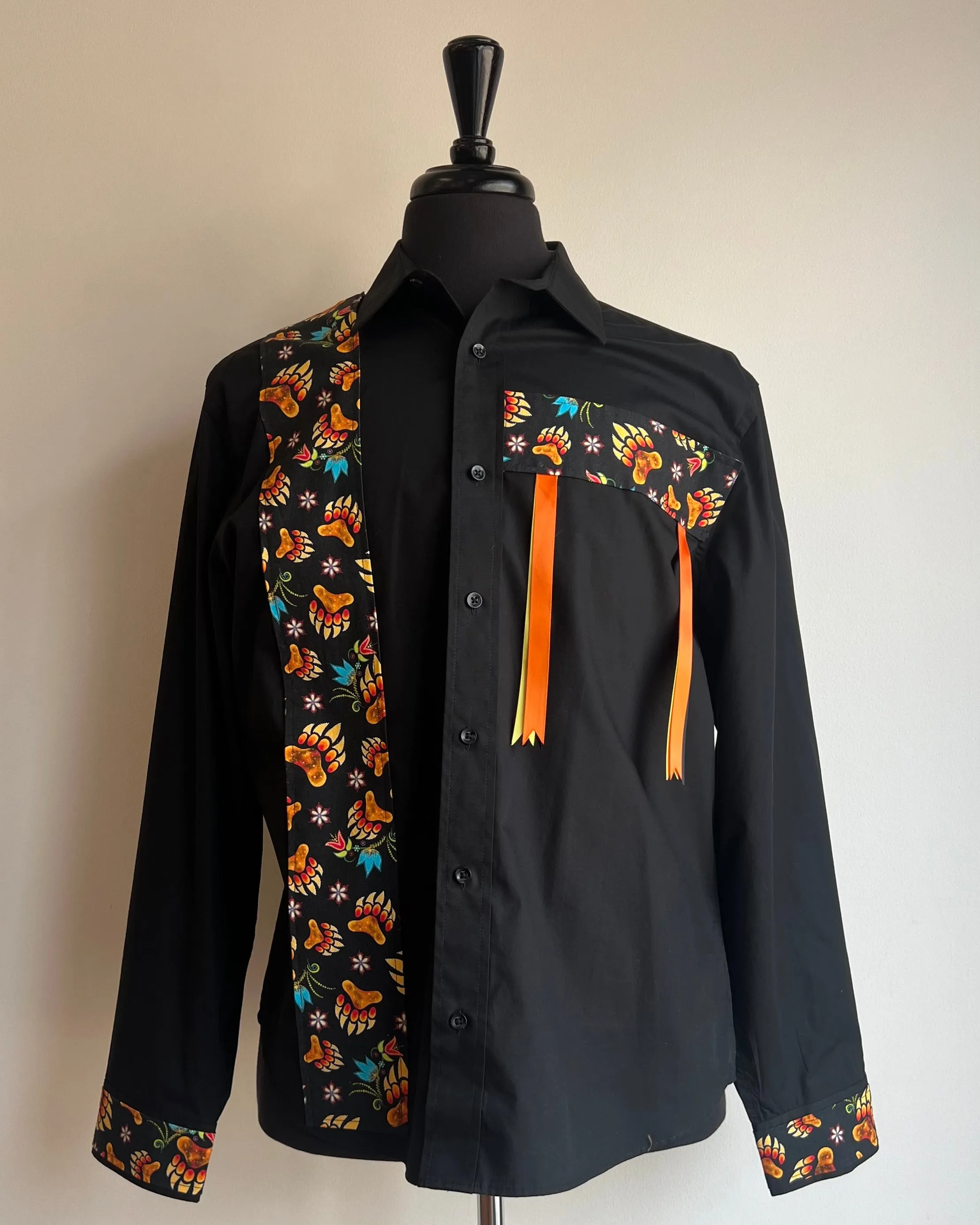 Vi's CREE-ations Men's Medium/Large Ribbon Shirts