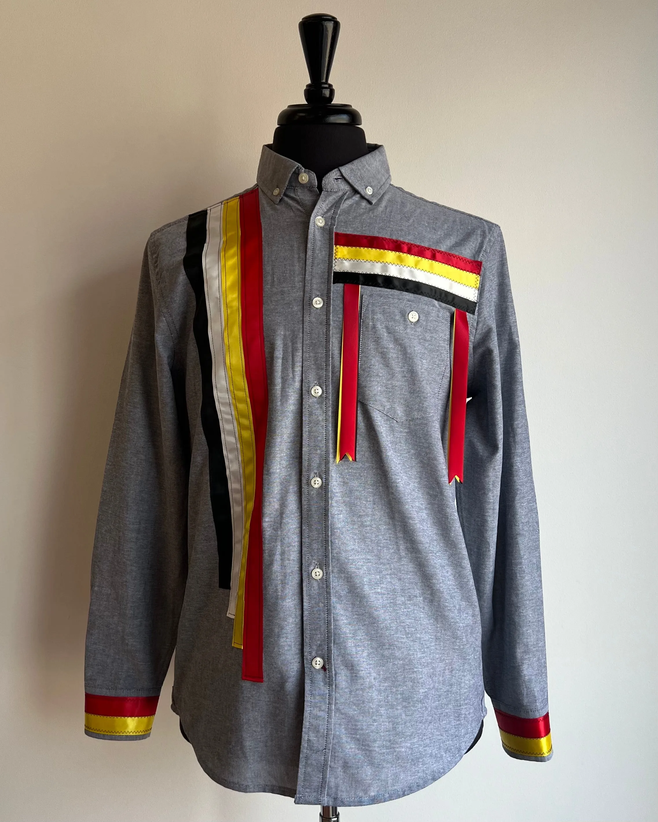 Vi's CREE-ations Men's Medium/Large Ribbon Shirts