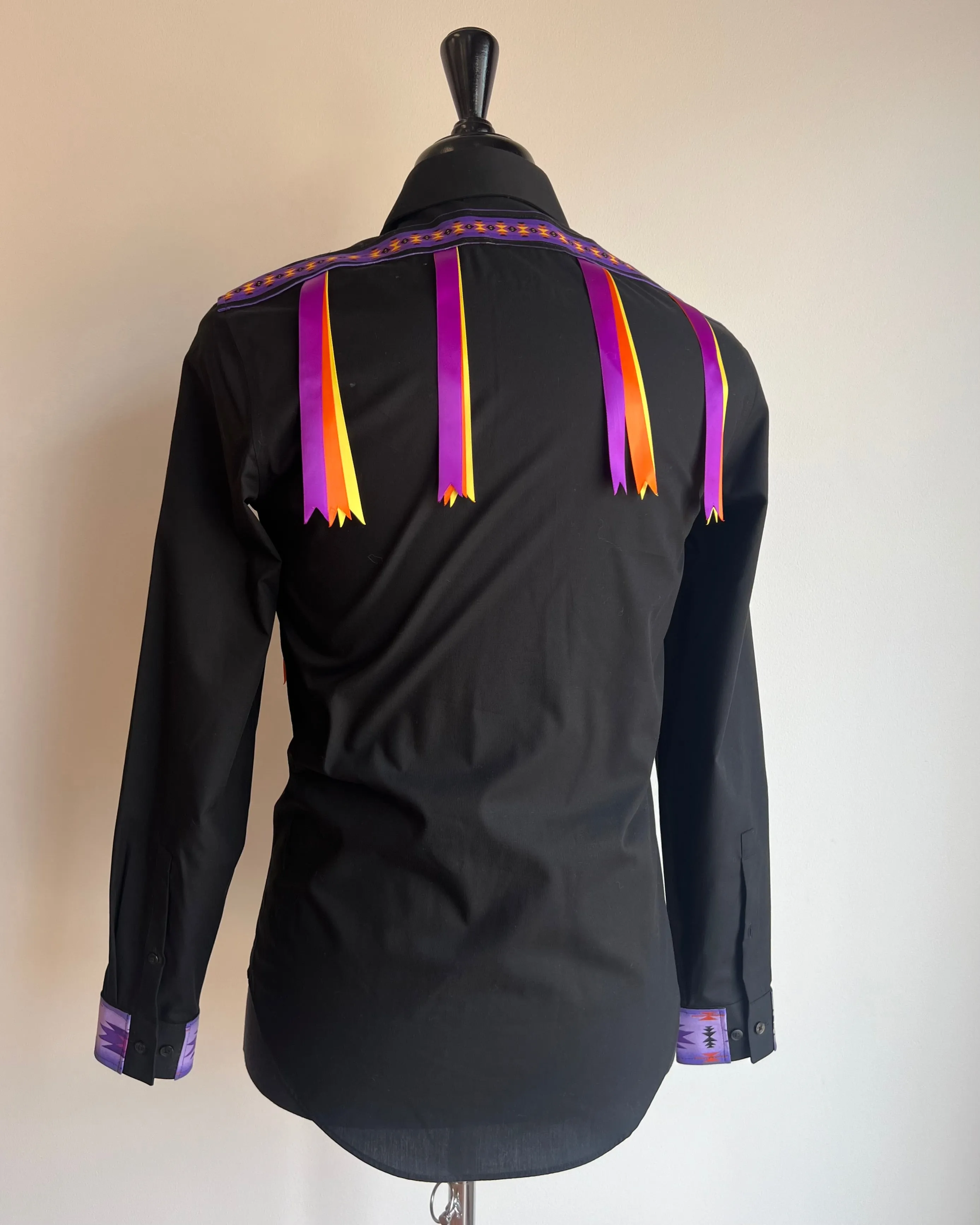 Vi's CREE-ations Men's Medium/Large Ribbon Shirts